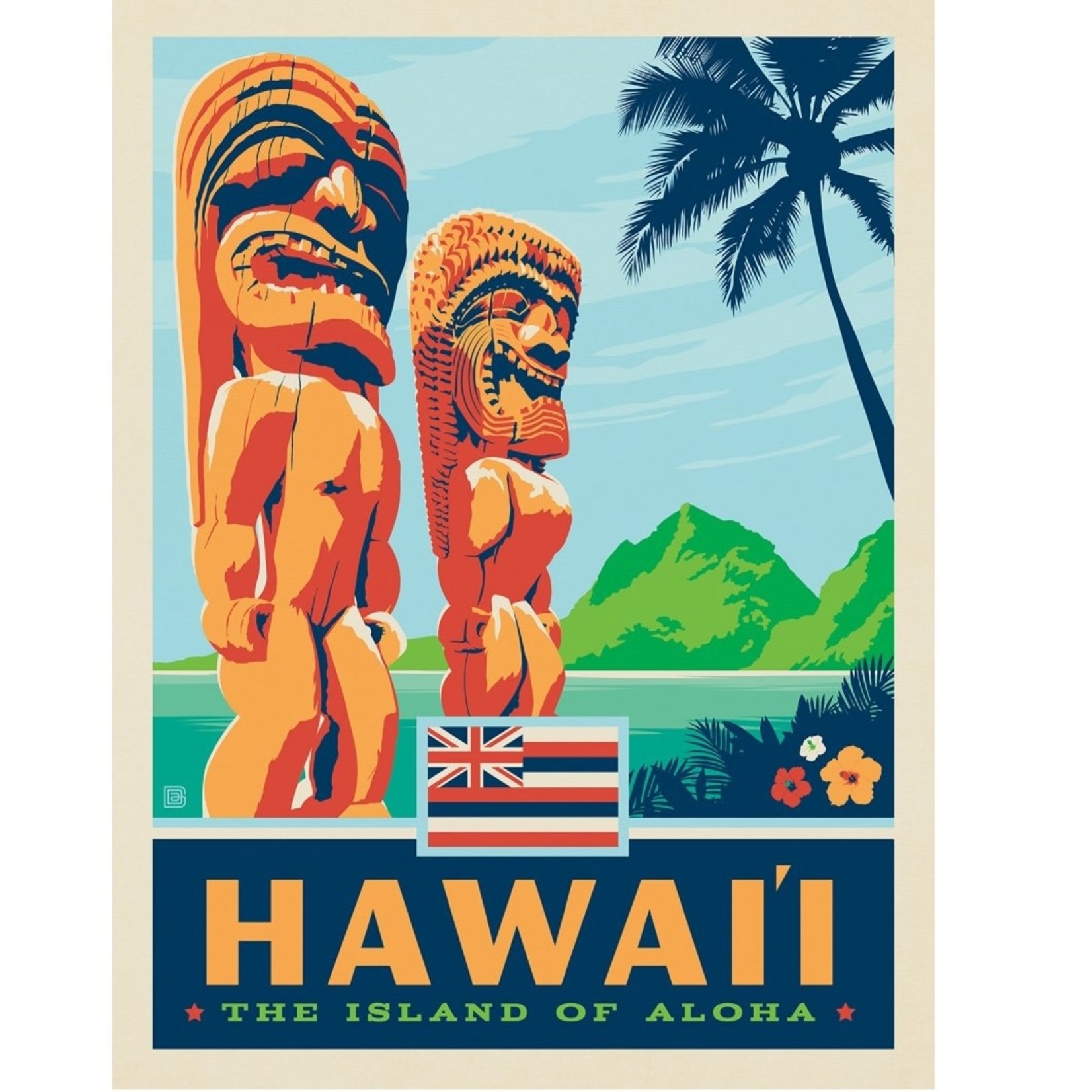 Prints Hawaii State Pride 11x14