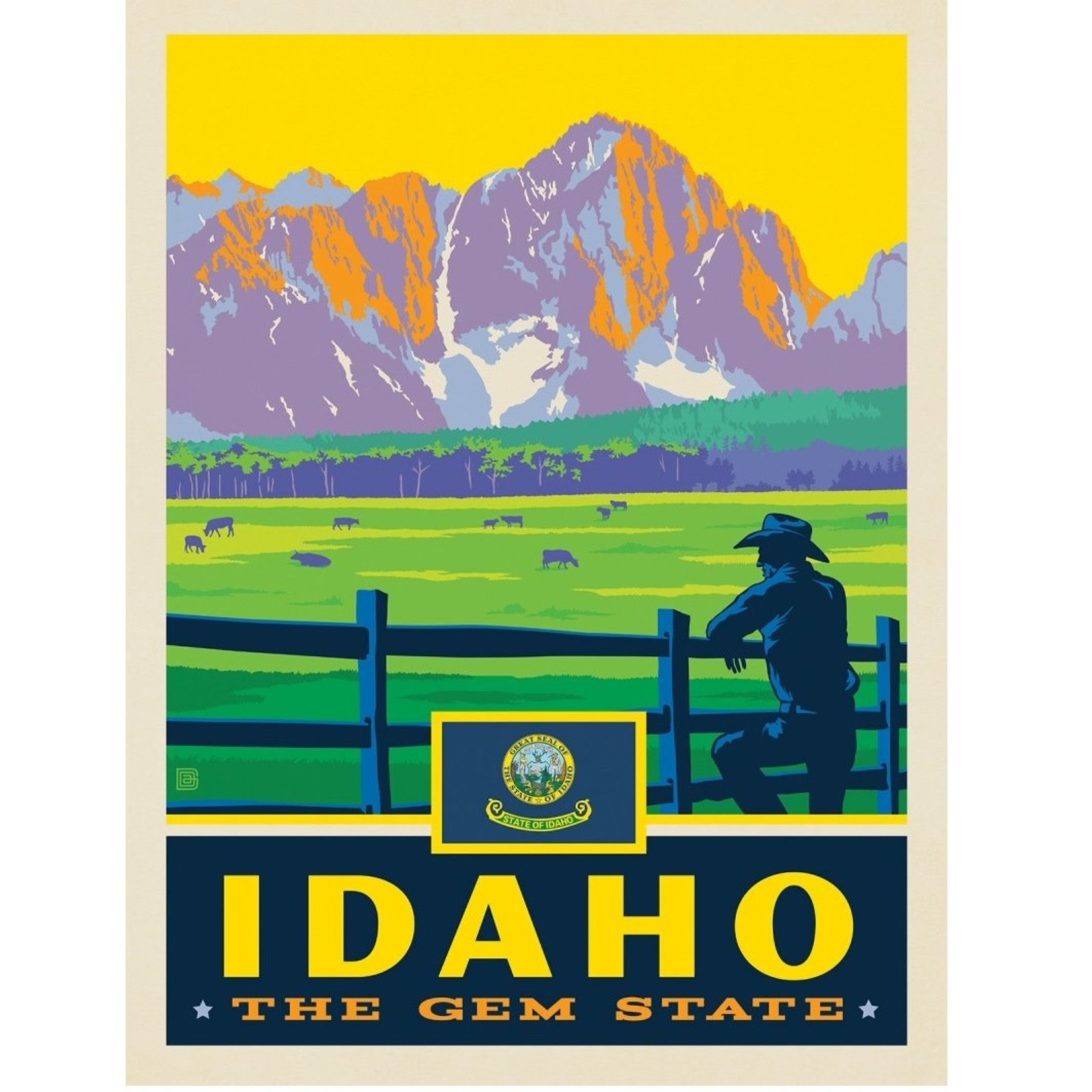 Prints Idaho State Pride 11x14