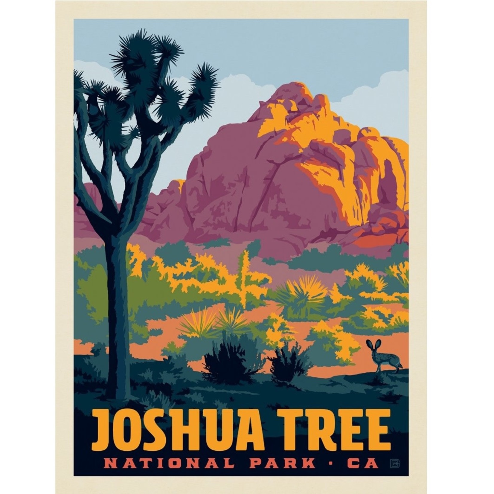 Prints Joshua Tree Jack Rabbit 11x14