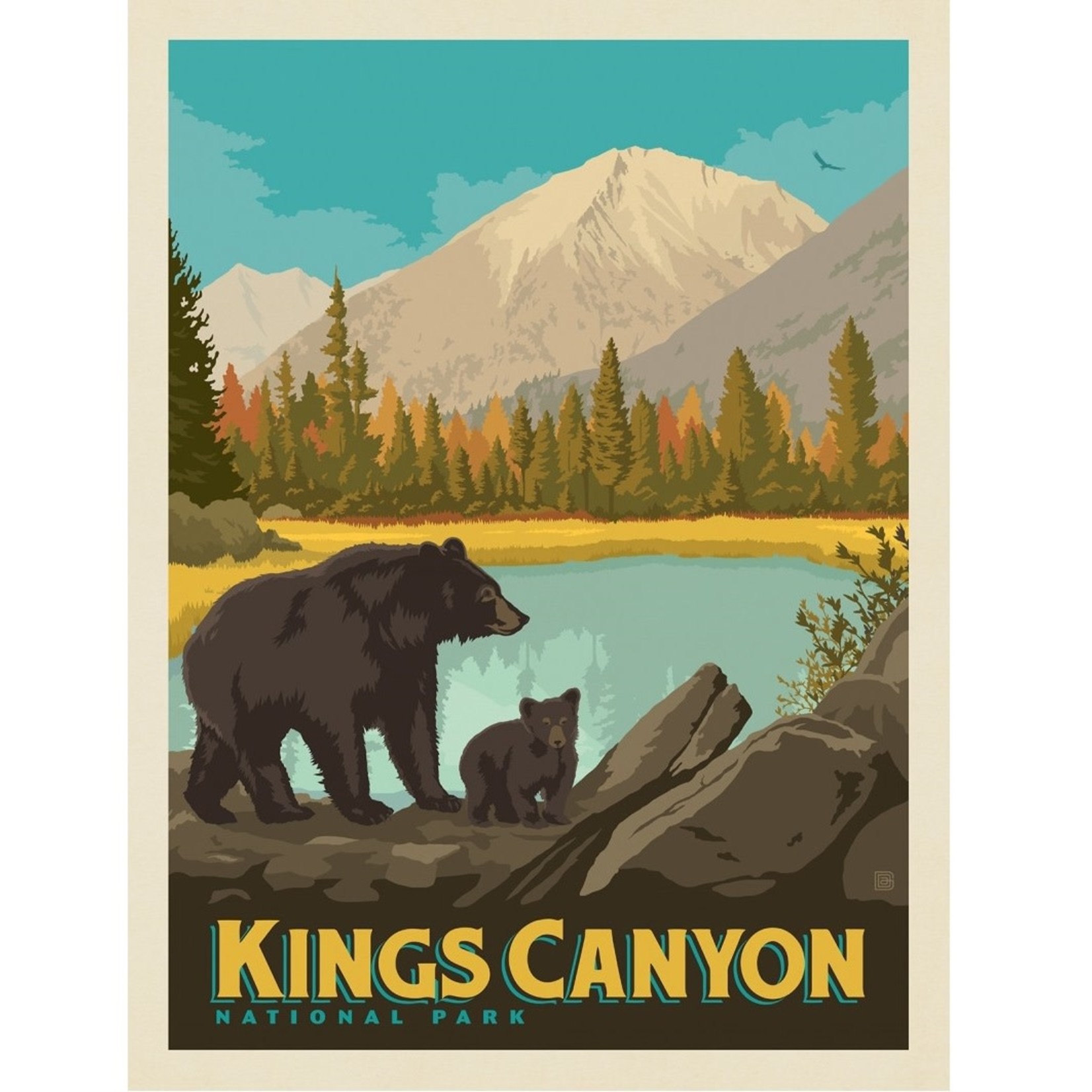 Prints Kings Canyon Bears 11x14