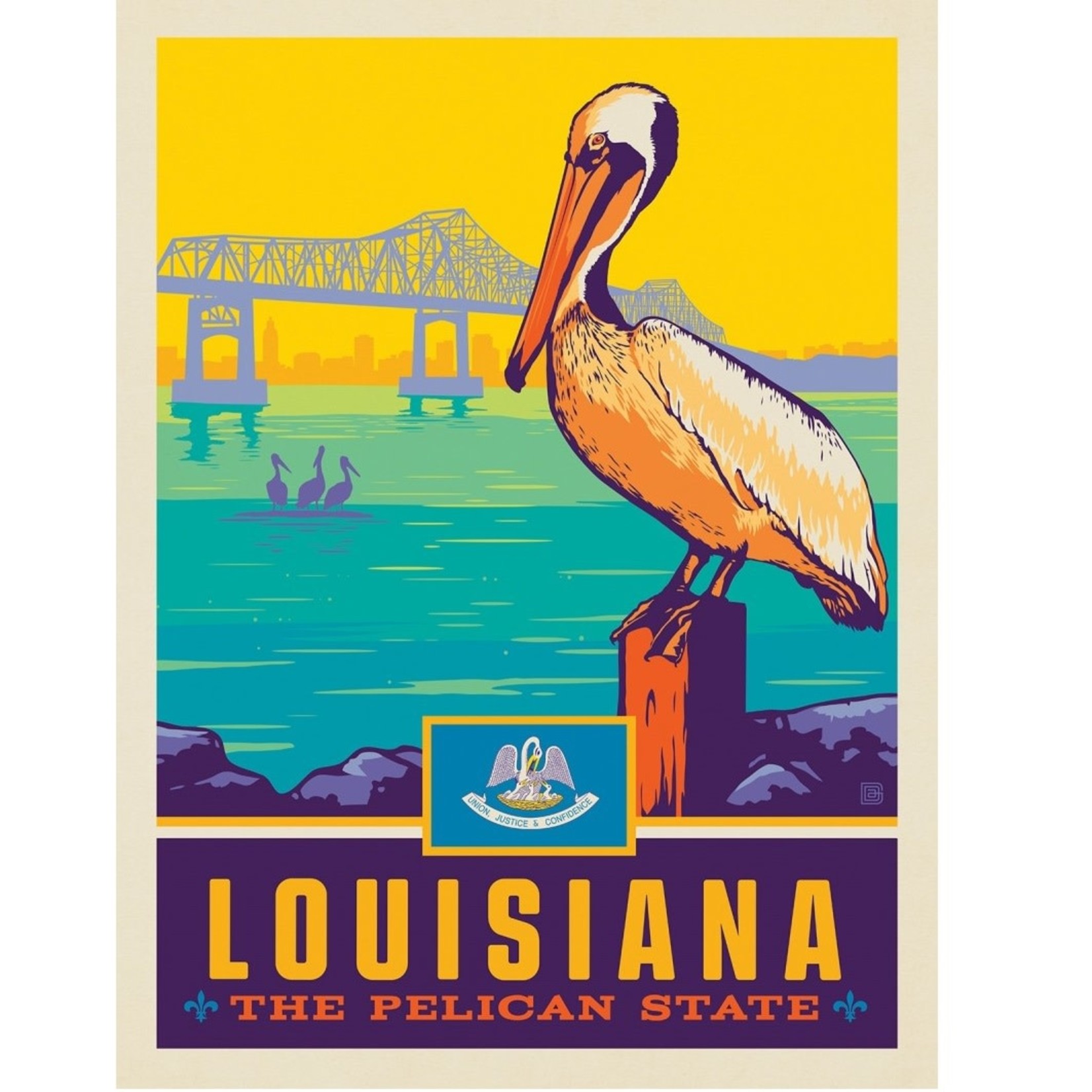 Prints Louisiana State Pride 11x14