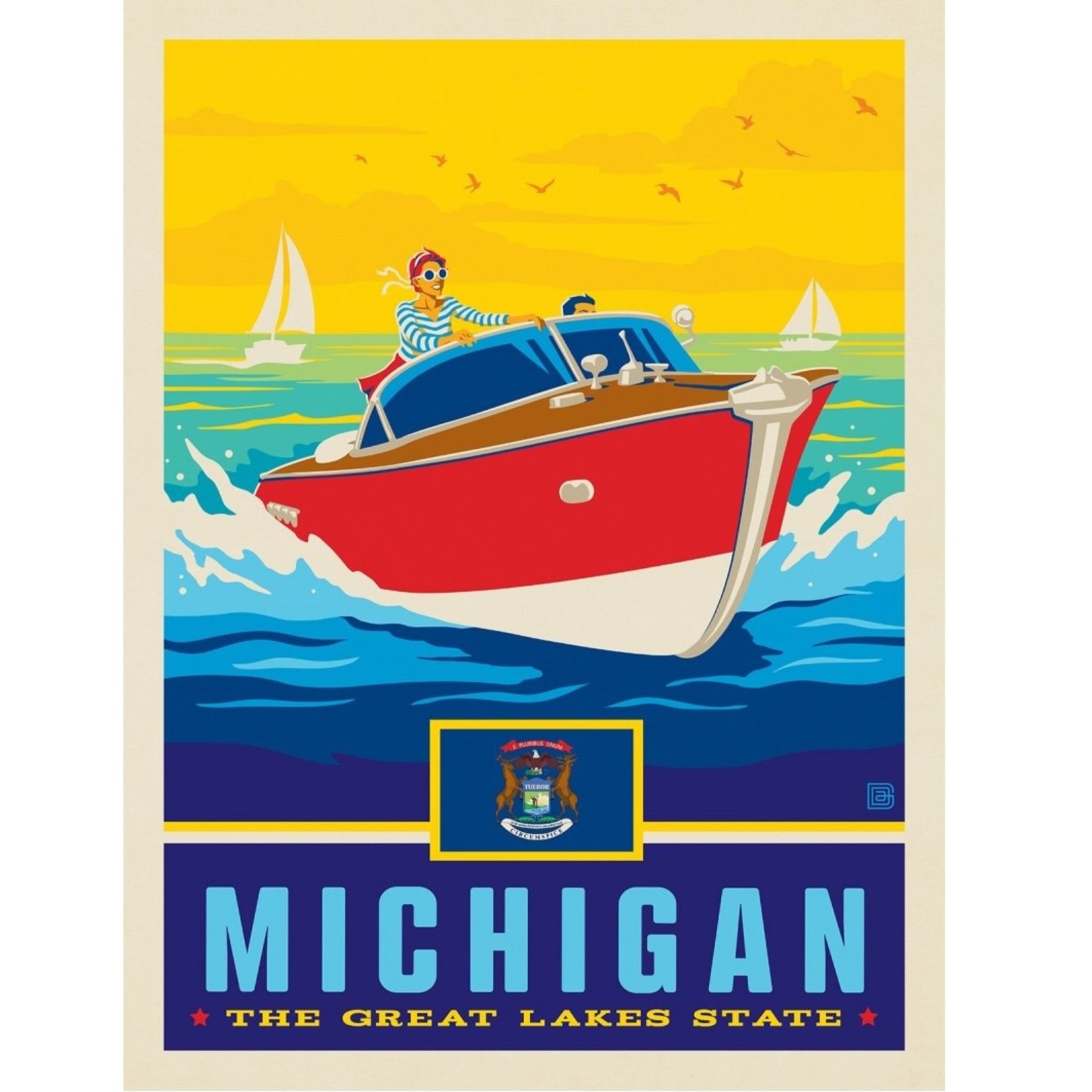 Prints Michigan State Pride 11x14