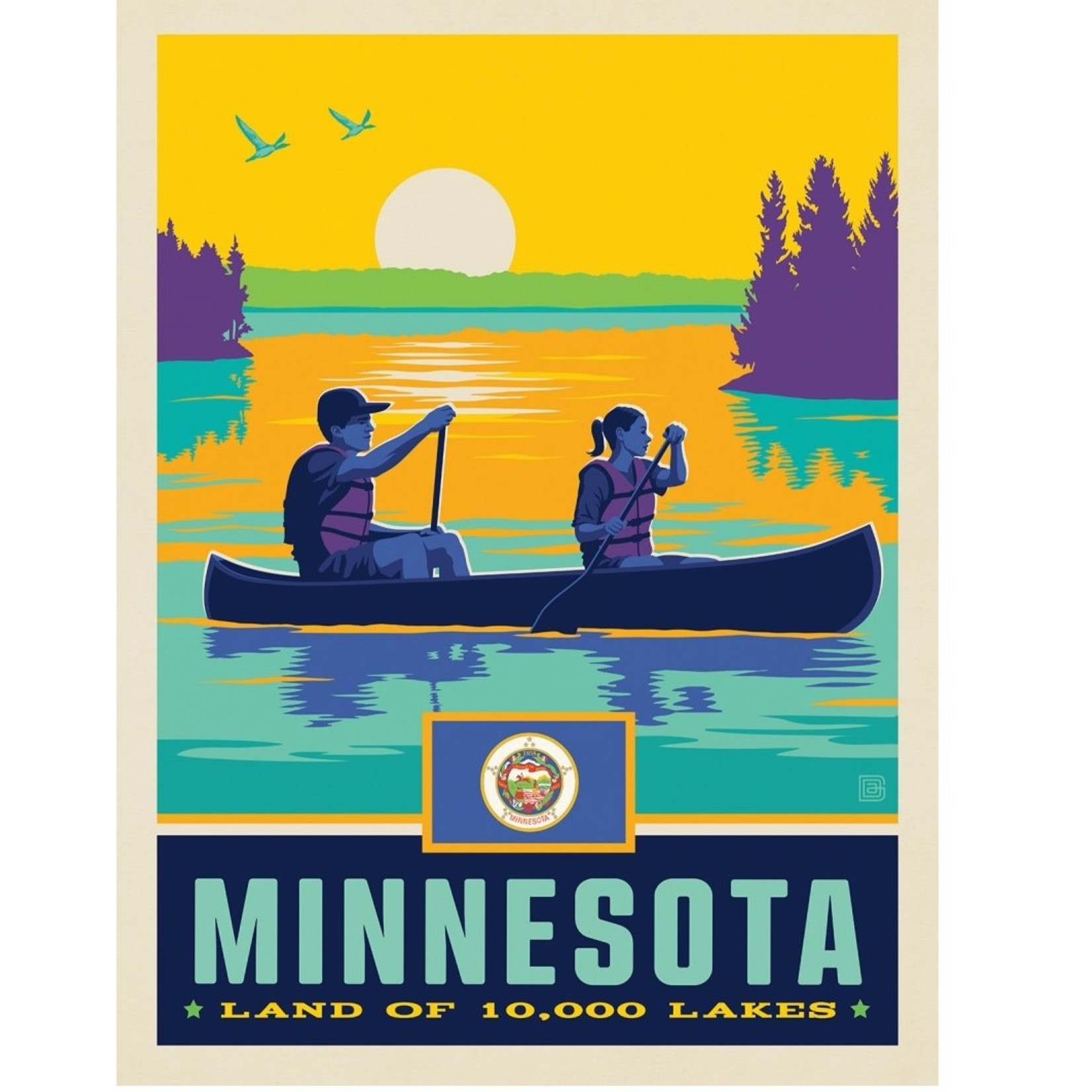Prints Minnesota State Pride 11x14