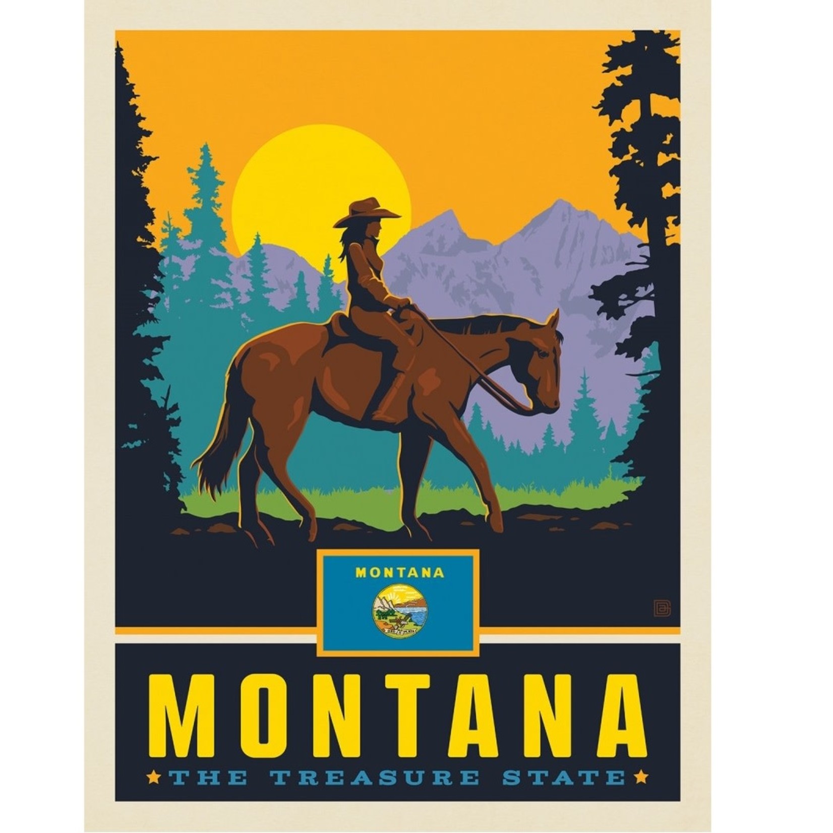 Posters Montana State Pride 11x14