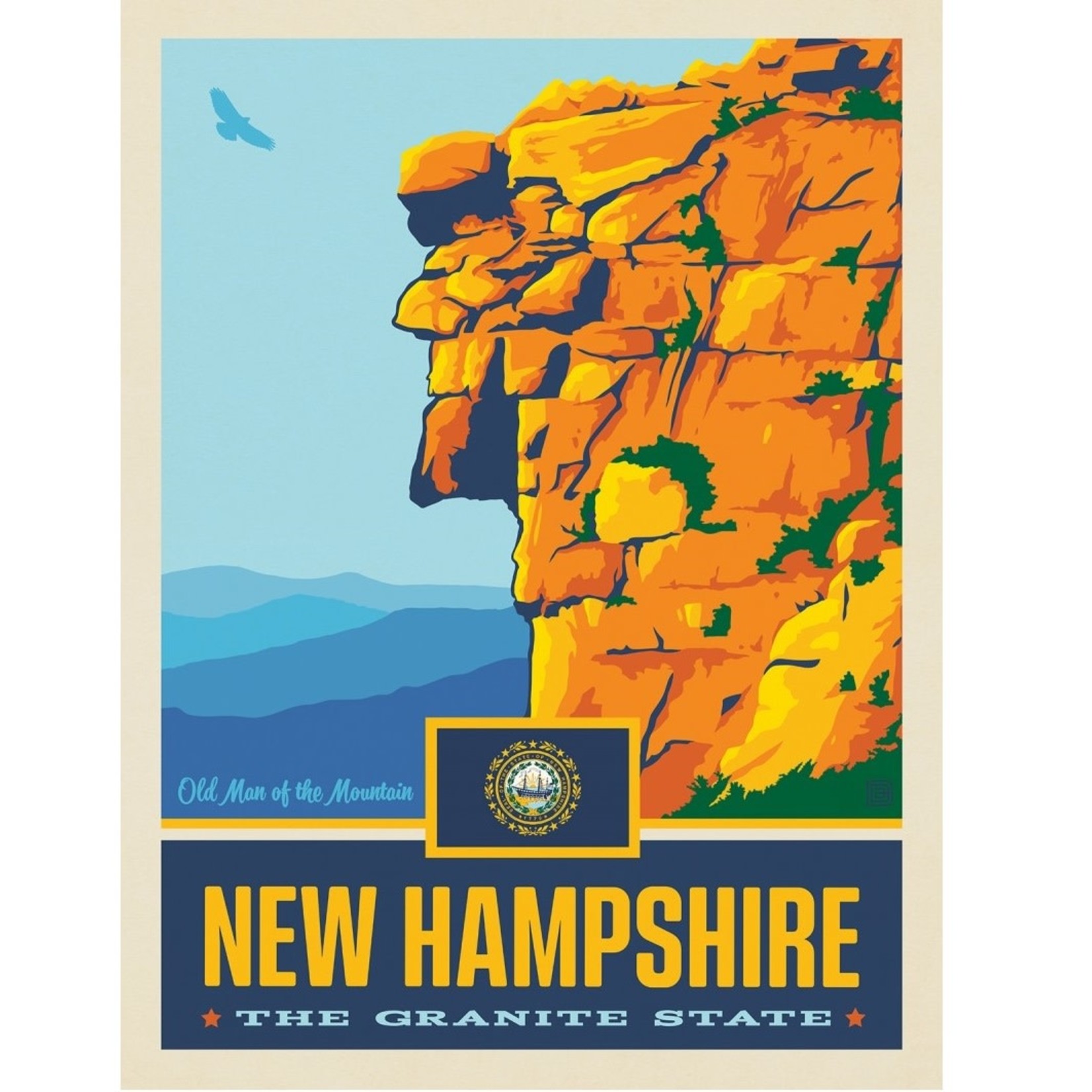 Prints New Hampshire State Pride 11x14