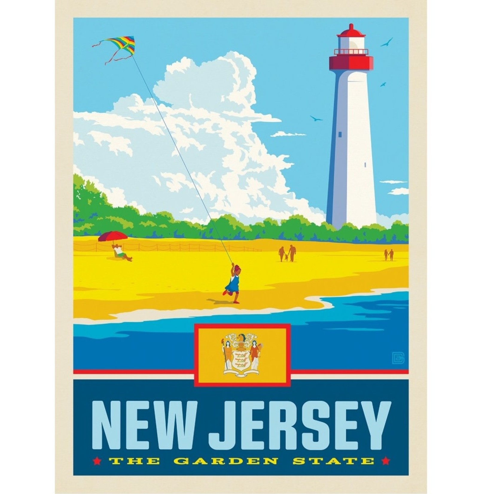 Prints New Jersey State Pride 11x14