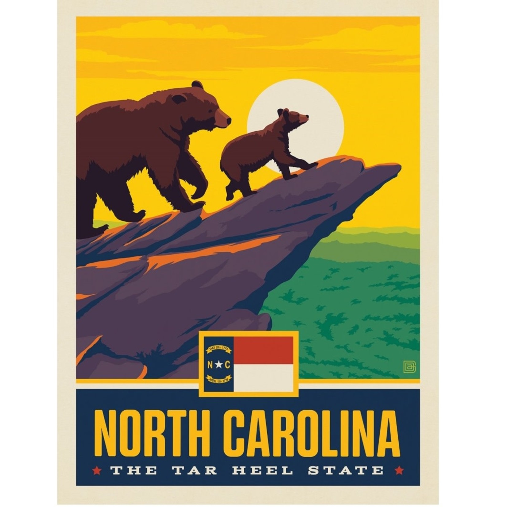 Prints North Carolina State Pride 11x14