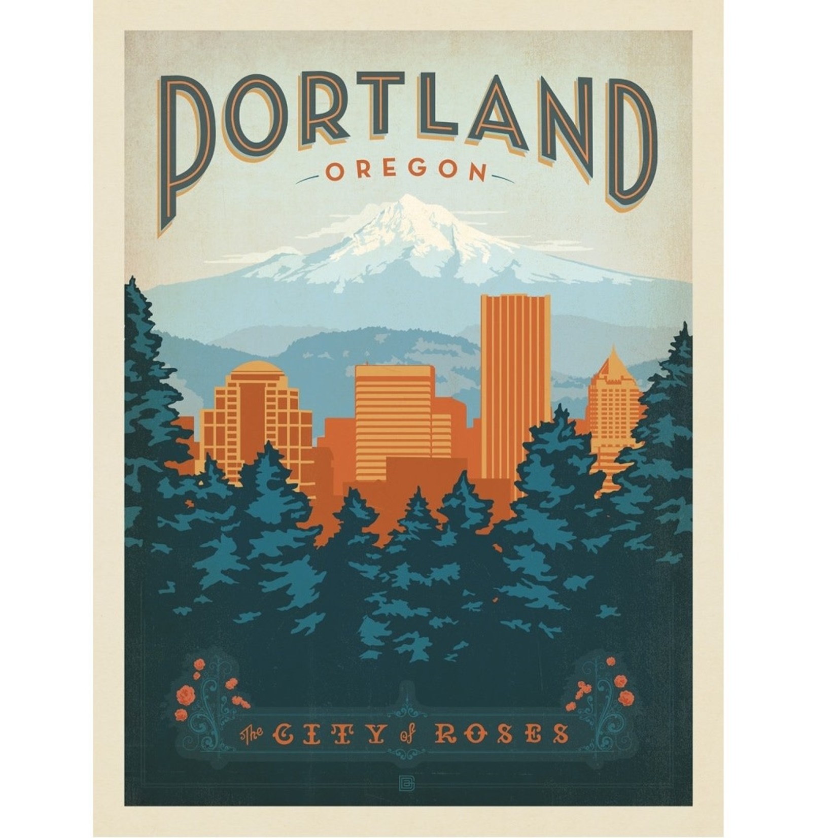 Prints Portland, Oregon 11x14