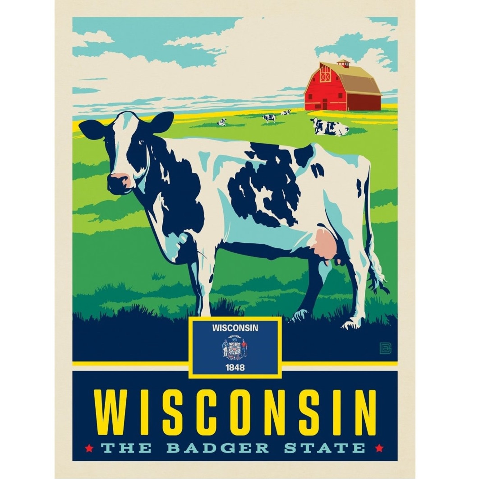 Prints Wisconsin State Pride 11x14