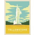 Prints Yellowstone Old Faithful 11x14