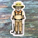 Stickers Hiker Cat