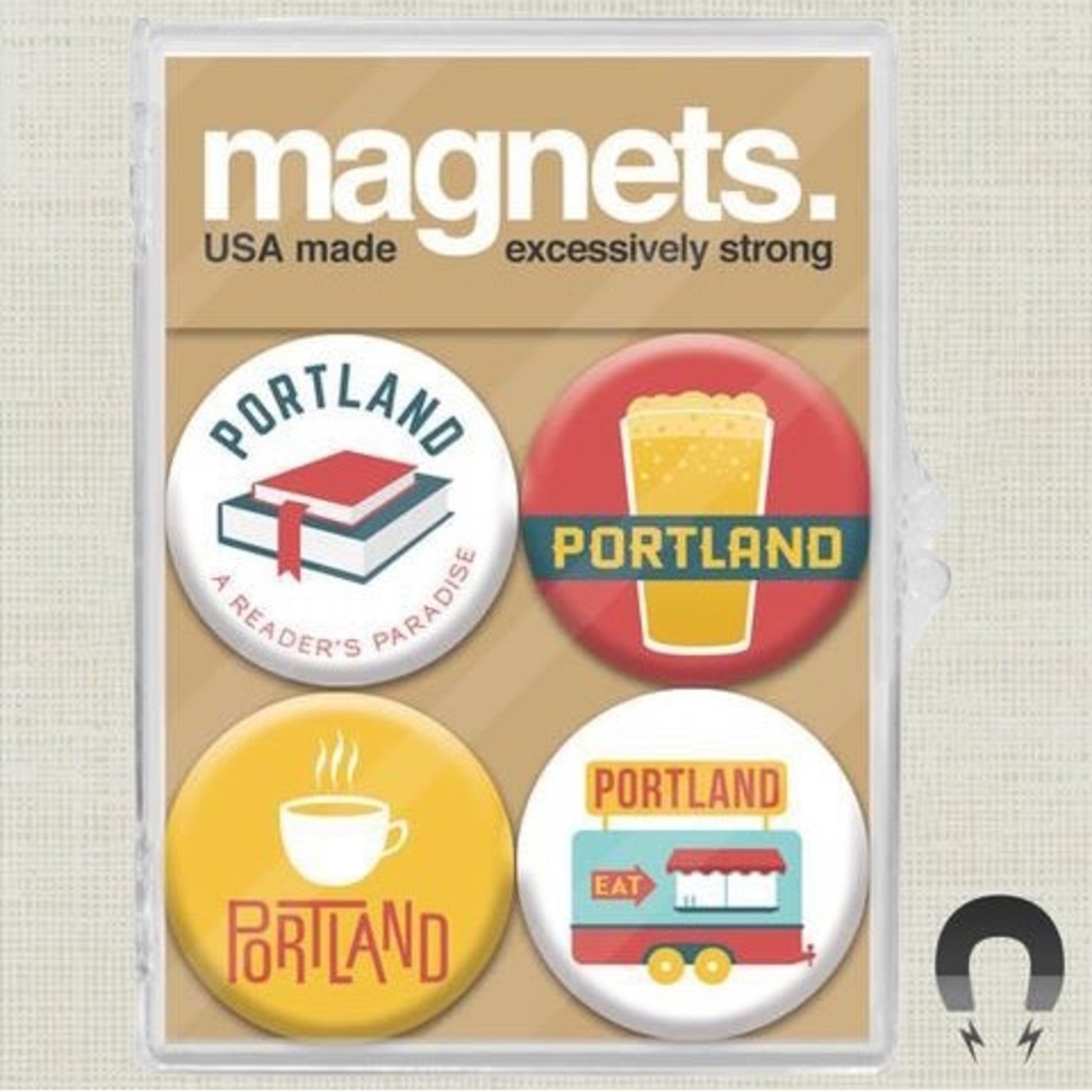 Magnets Portland Culture Magnets S/4