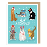 Greeting Cards - Christmas Holiday Cats