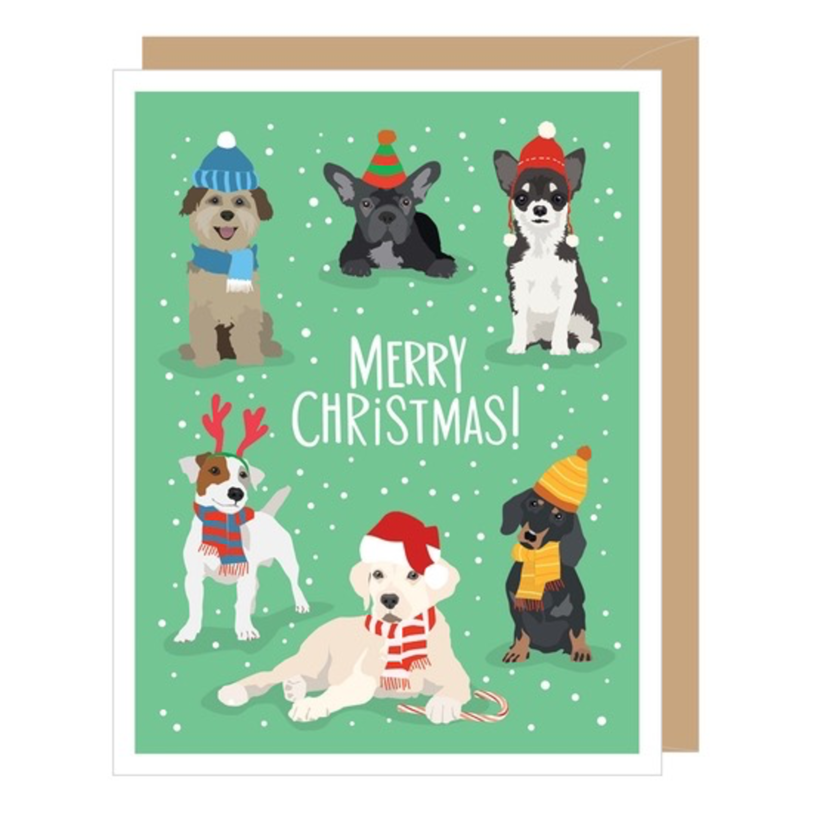 Greeting Cards - Christmas Holiday Dogs
