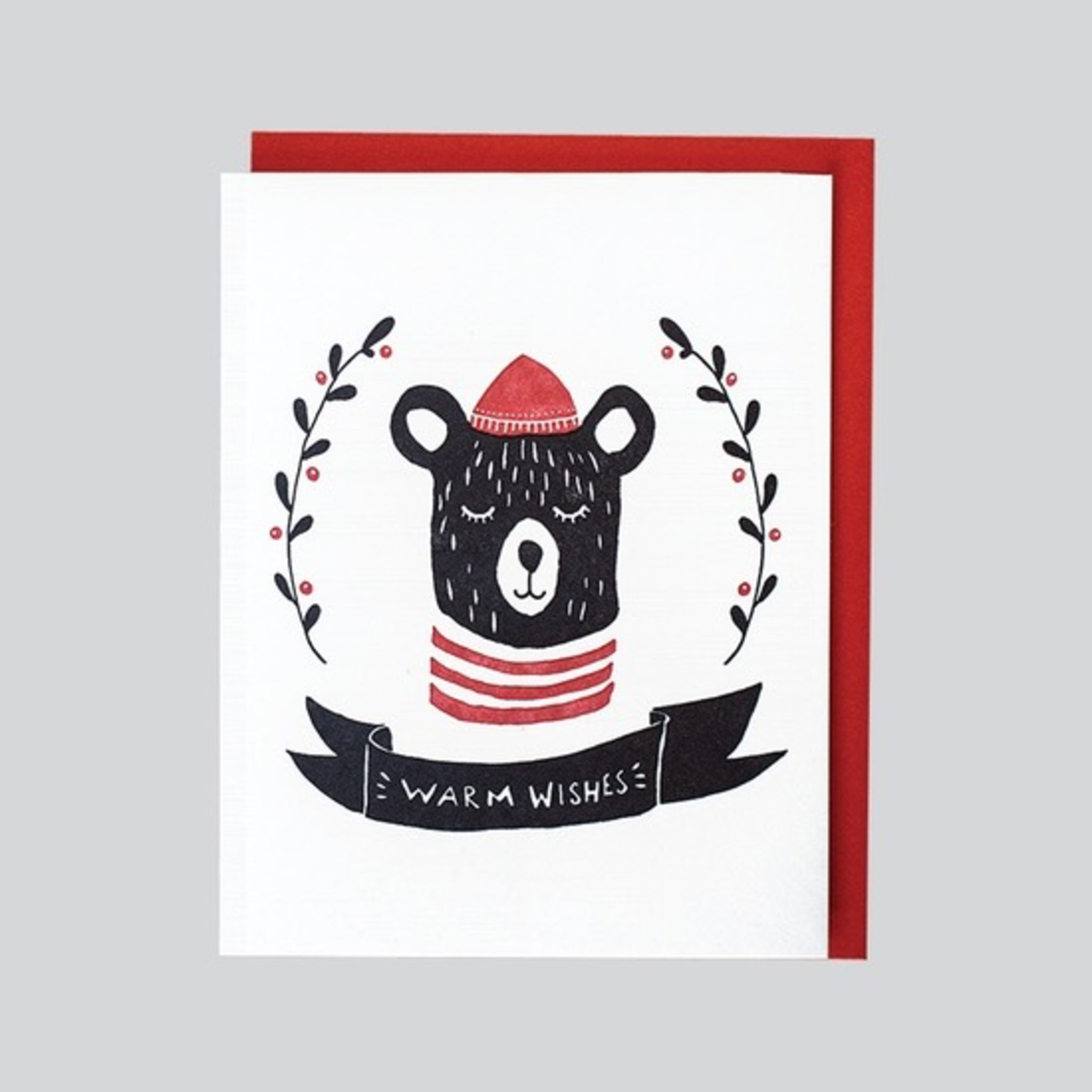 Greeting Cards - Christmas Bear Warm Wishes