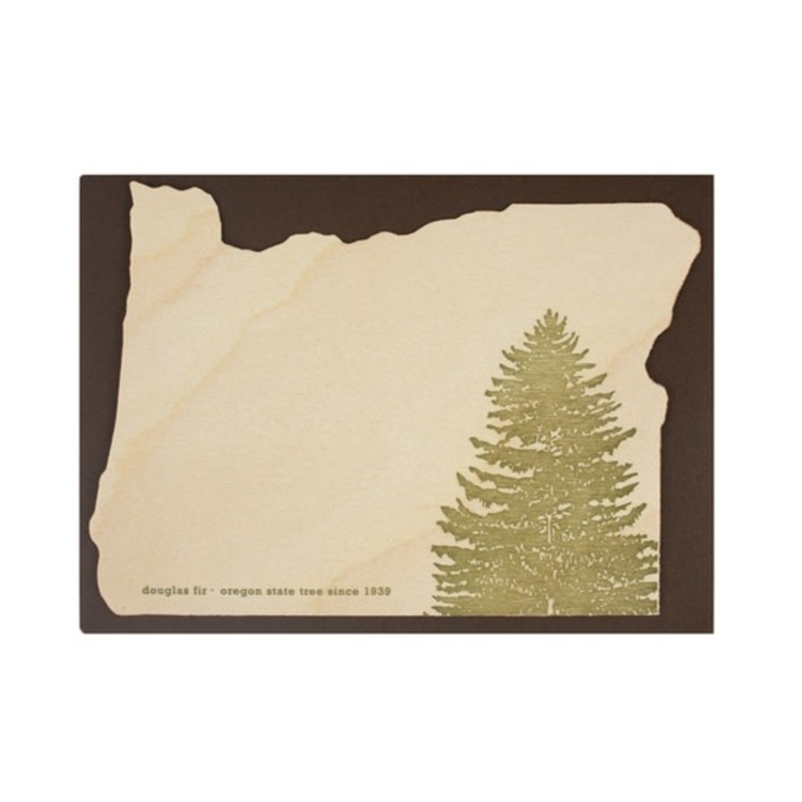 Greeting Cards Oregon Douglas Fir Wood Notecard