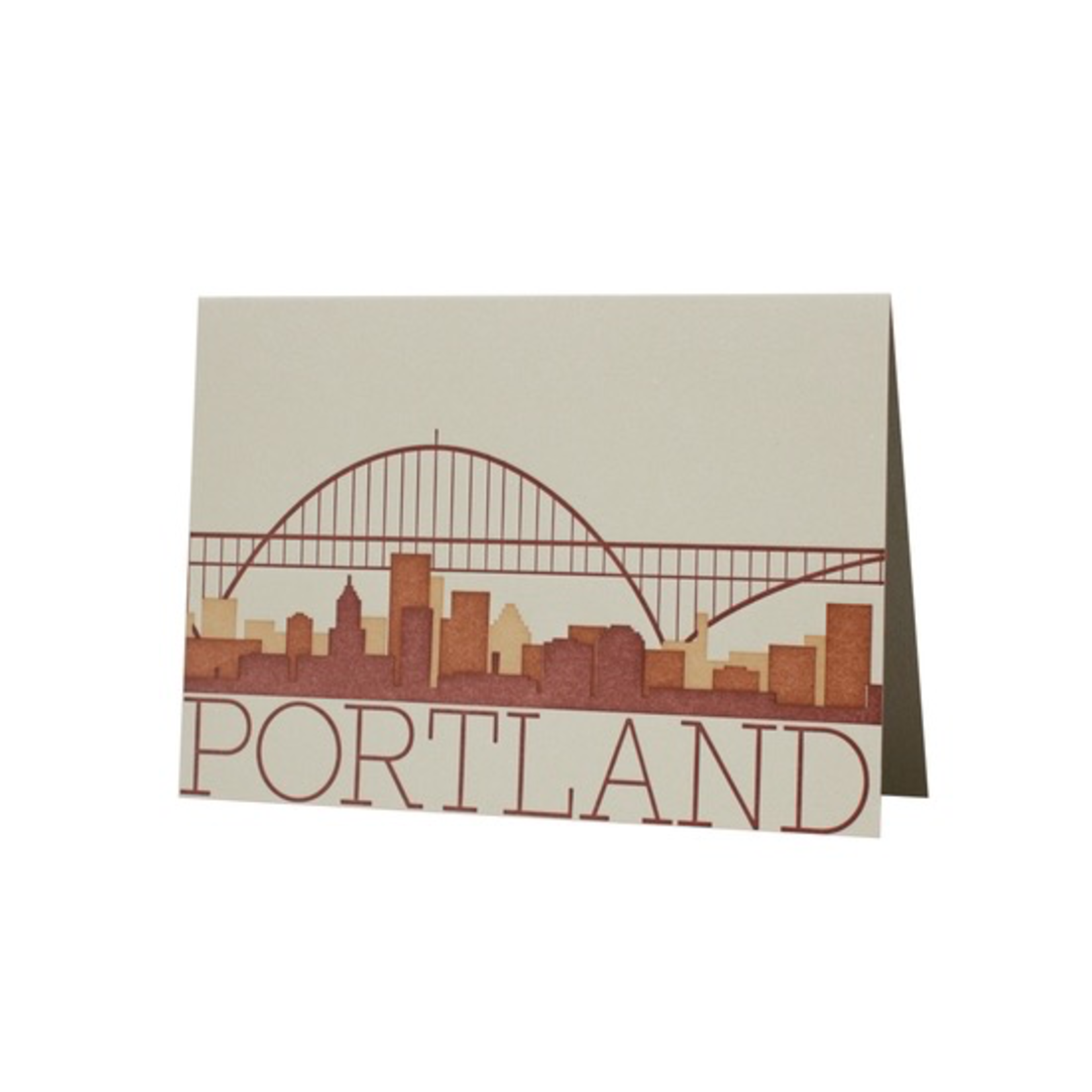 Greeting Cards - Local Portland Skyline