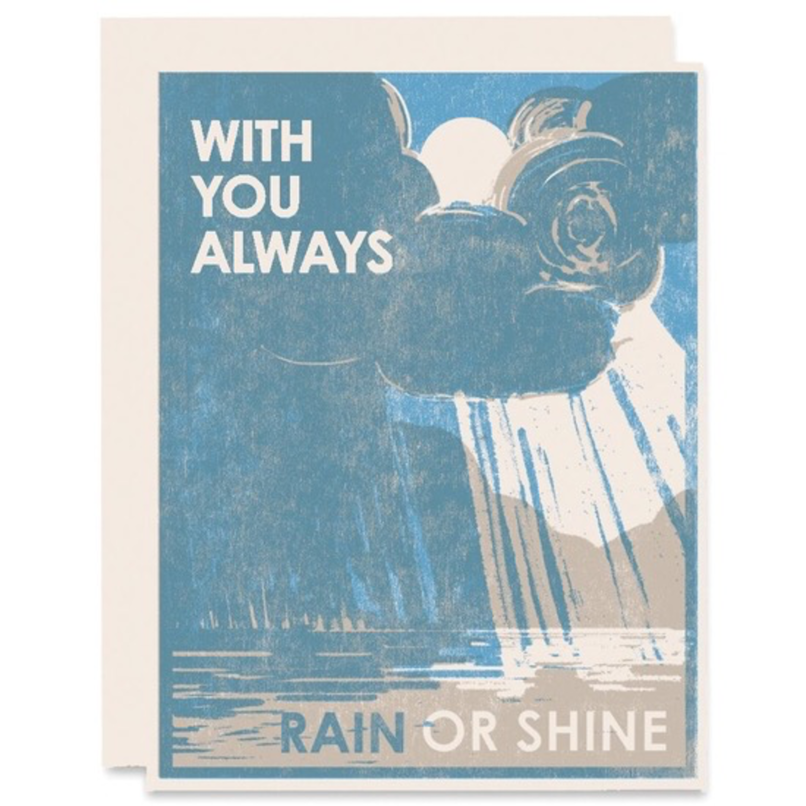 Greeting Cards - Friendship Rain Or Shine Friendship