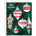 Greeting Cards - Boxed Merry Christmas Ornaments Box of 6