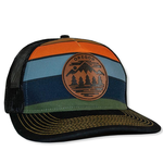 Hats OR Fifty Ranges Striped Trucker Hat
