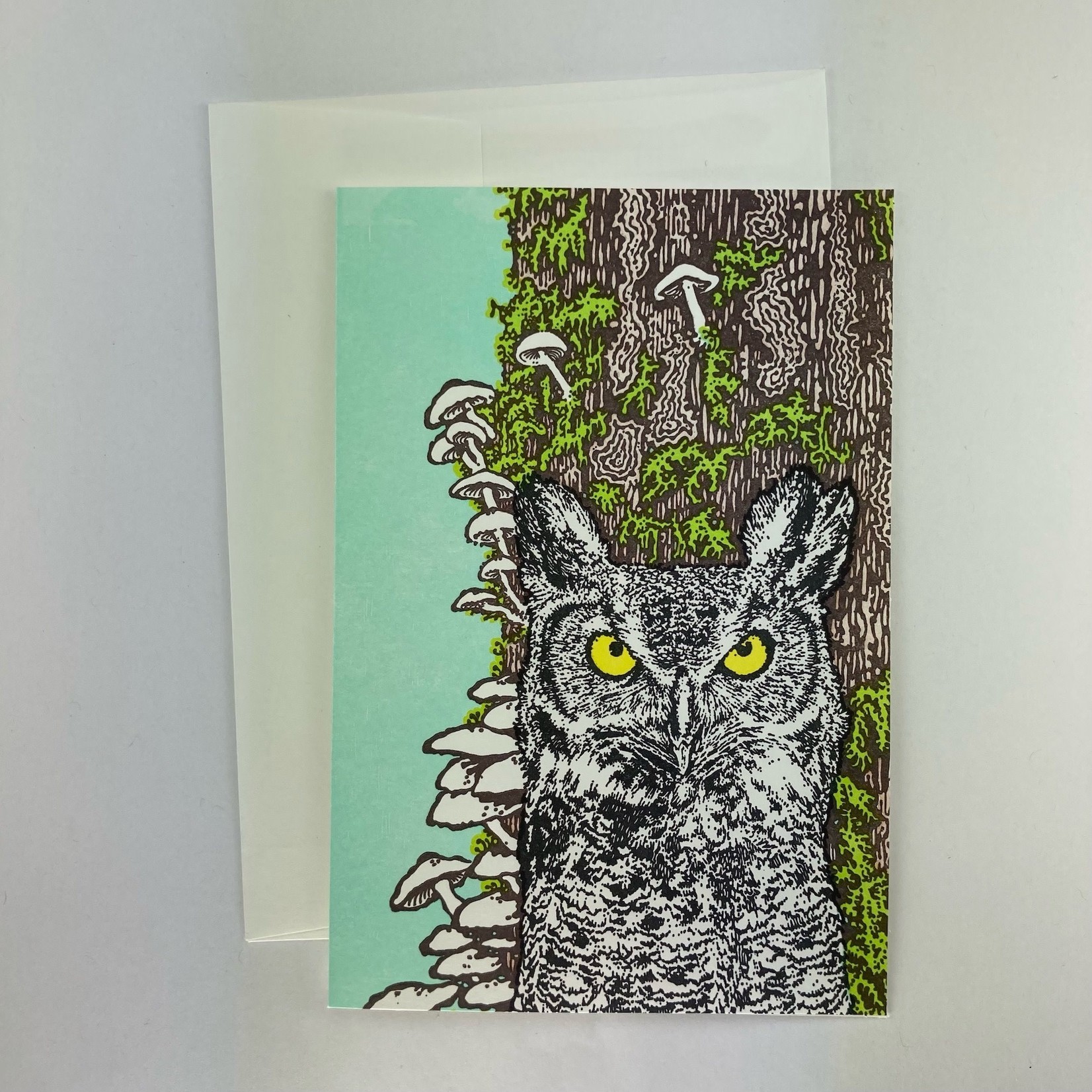 Greeting Cards - General Forest Owl