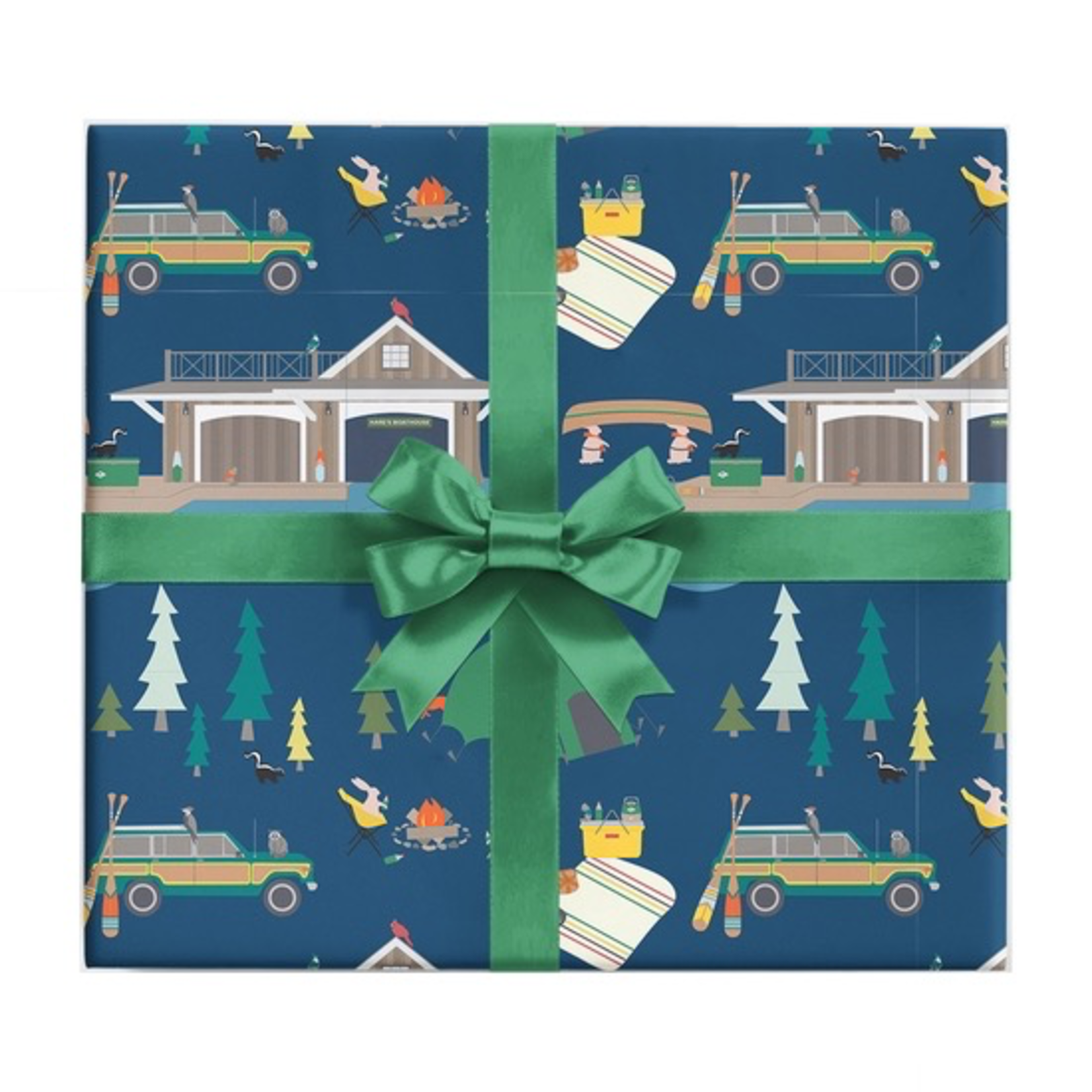 Gift Wrap Fish Camp Wrap
