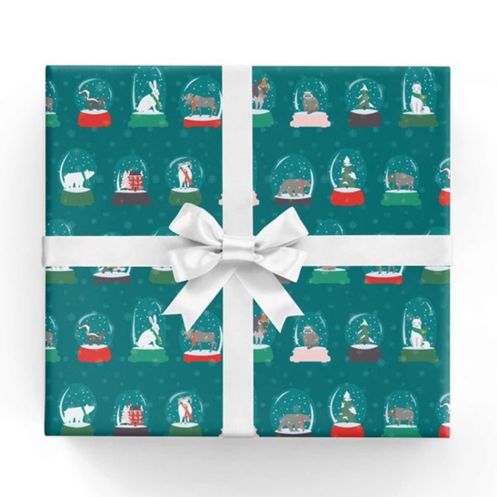 Gift Wrap Snow Globes Wrap