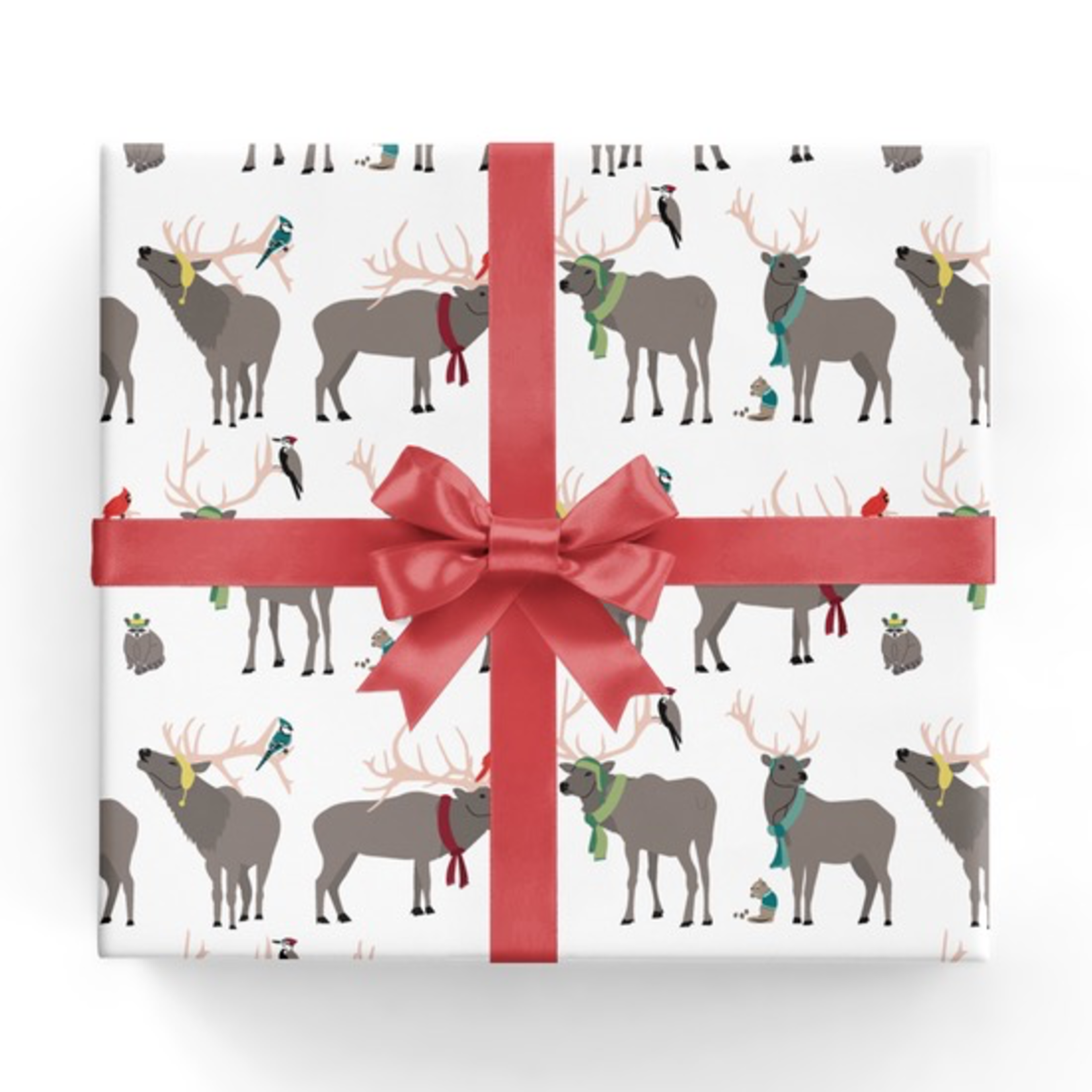 Gift Wrap Winter Elks Wrap