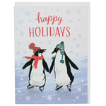 Greeting Cards - Christmas Ice Skating Penguins