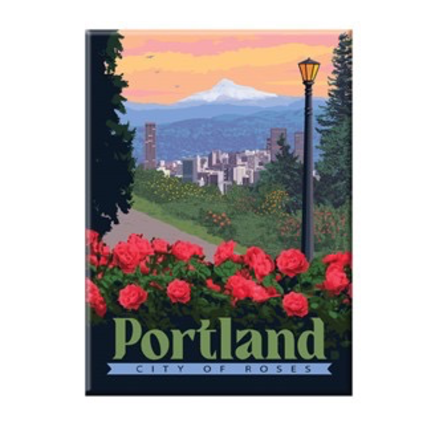 Magnets Skyline Roses Magnet