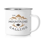 Enamelware Mountains Are Calling Enamel Mug FINAL SALE