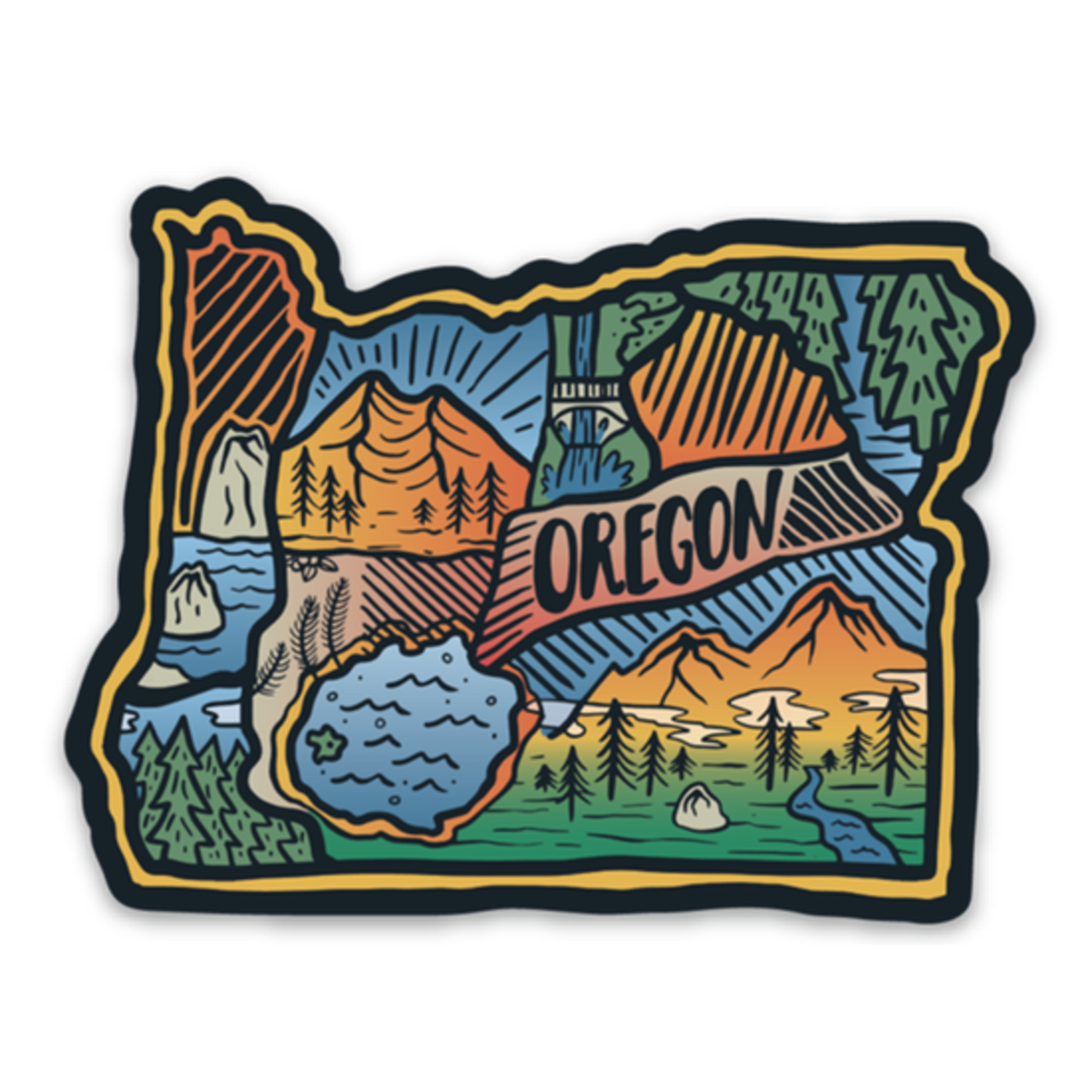 Stickers Oregon Love Sticker