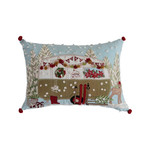 Pillows - Embroidered Holiday Camper Emb Pillow