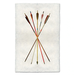 Handmade Vintage Arrows #4 Handmade Print FINAL SALE