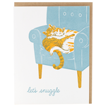 Greeting Cards - Love Snuggle Cats Love