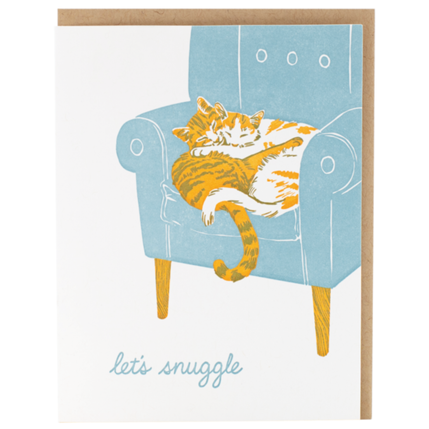 Greeting Cards - Love Snuggle Cats Love