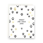 Greeting Cards - Sympathy Paws Sorry For Your Loss