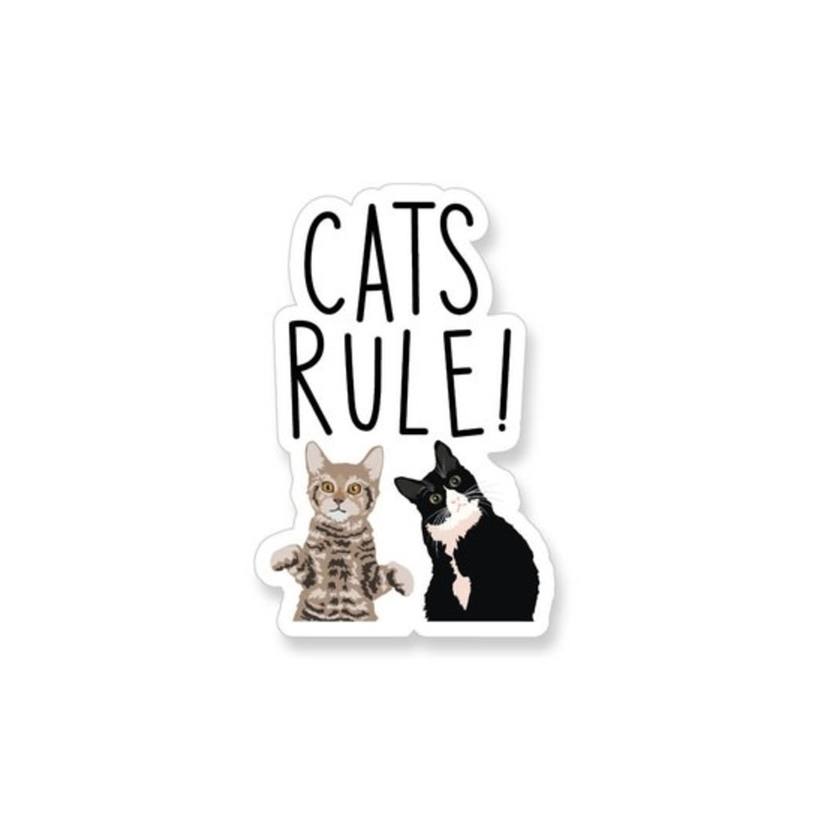 Stickers Cats Rule Sticker