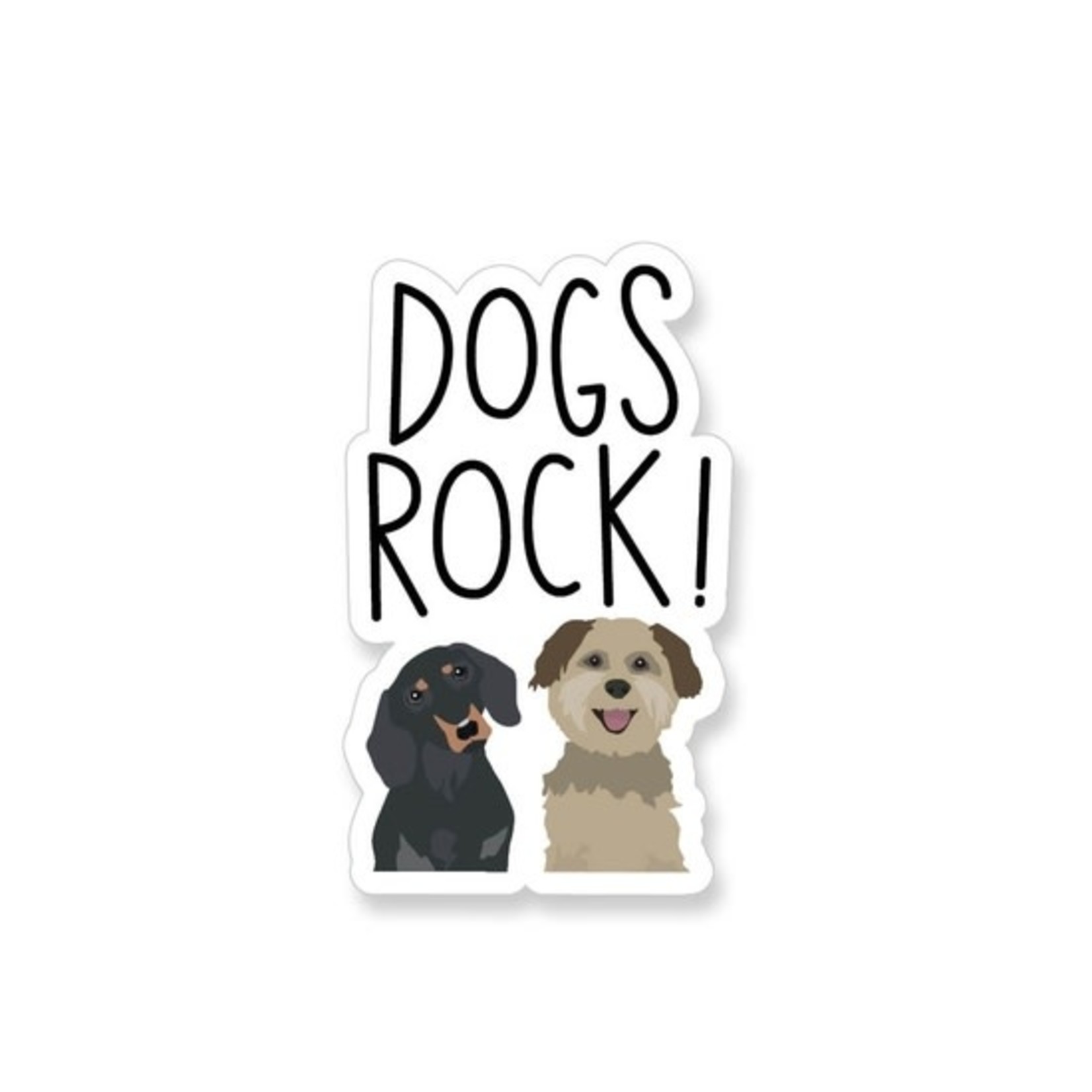 Stickers Dogs Rock Sticker