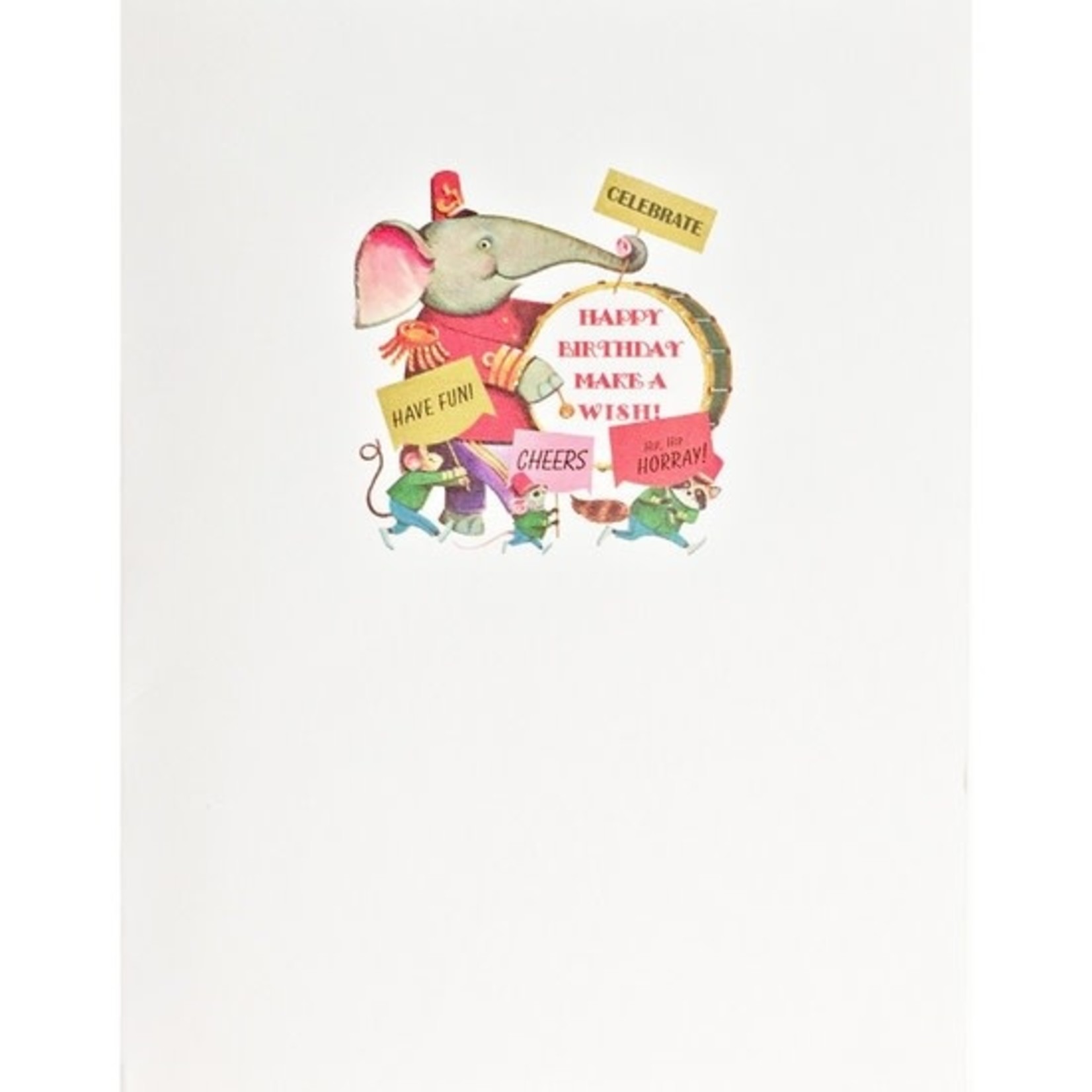 Greeting Cards - Birthday Elephant Band Birthday