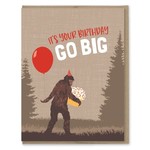 Greeting Cards - Birthday Go Big Sasquatch Birthday
