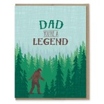 Greeting Cards - Father's Day Sasquatch Dad Legend