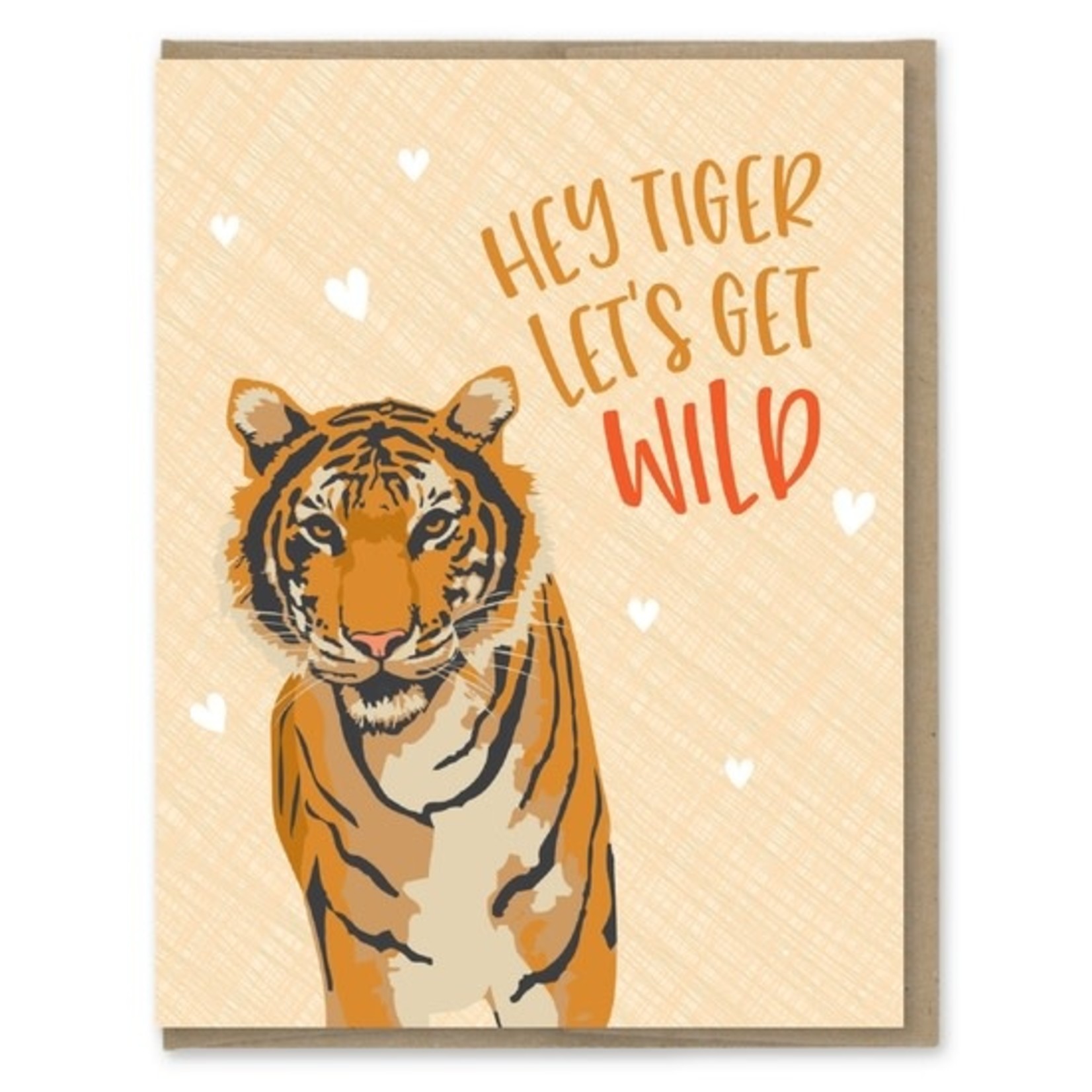 Greeting Cards - Love Hey Tiger Love