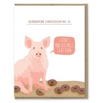Greeting Cards - General Quarantine Pig