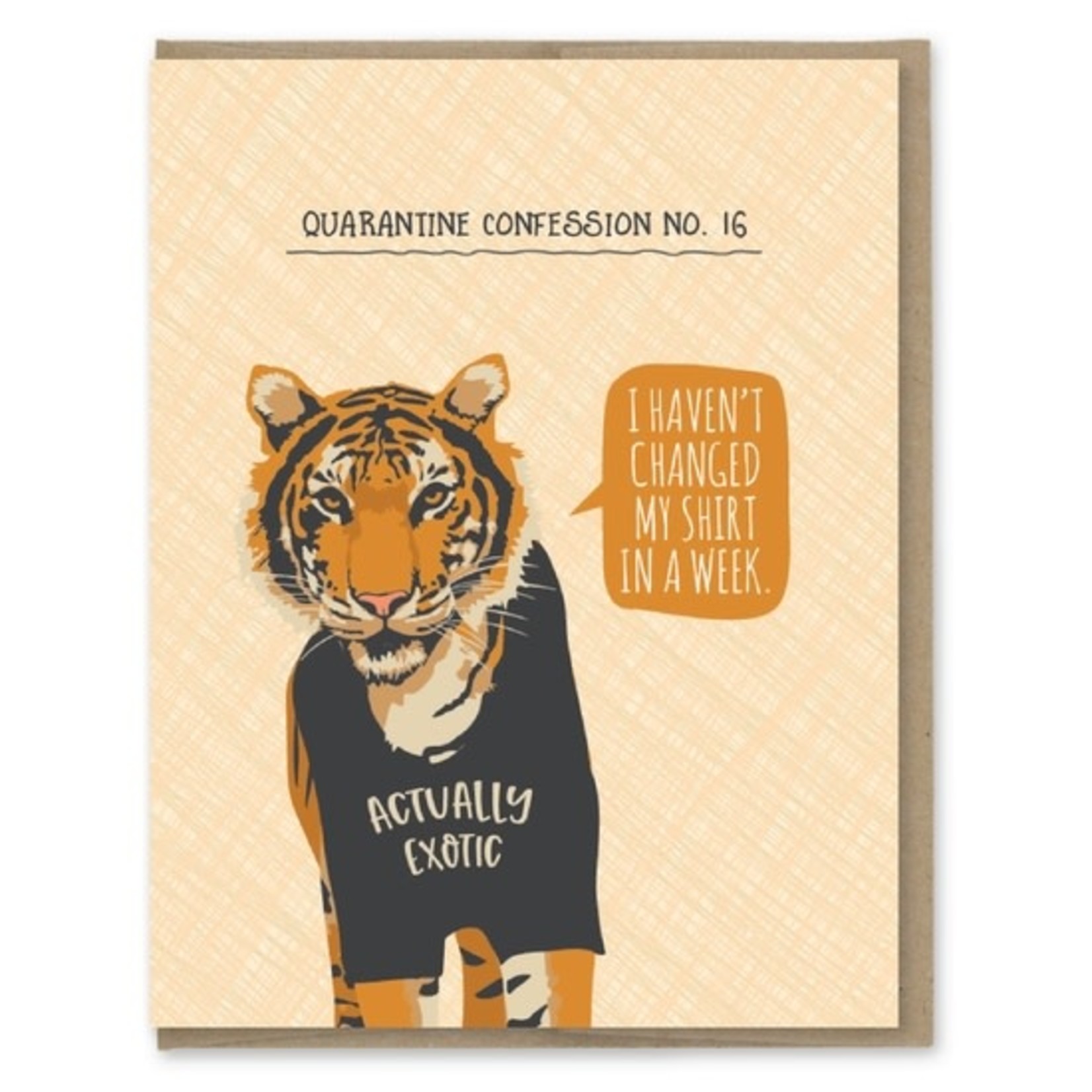 Greeting Cards - General Quarantine Tiger FINAL SALE