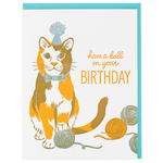 Greeting Cards - Birthday Calico Cat Birthday