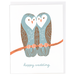 Greeting Cards - Wedding Loving Owls Wedding