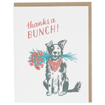 Greeting Cards - Thank You Border Collie Thanks A Bunch