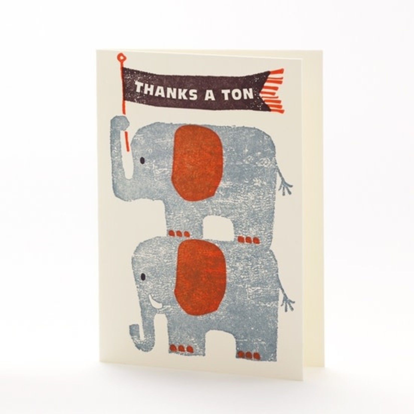 Greeting Cards - Thank You Elephants Thanks A Ton