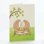 Greeting Cards - Love Hedgehogs Love